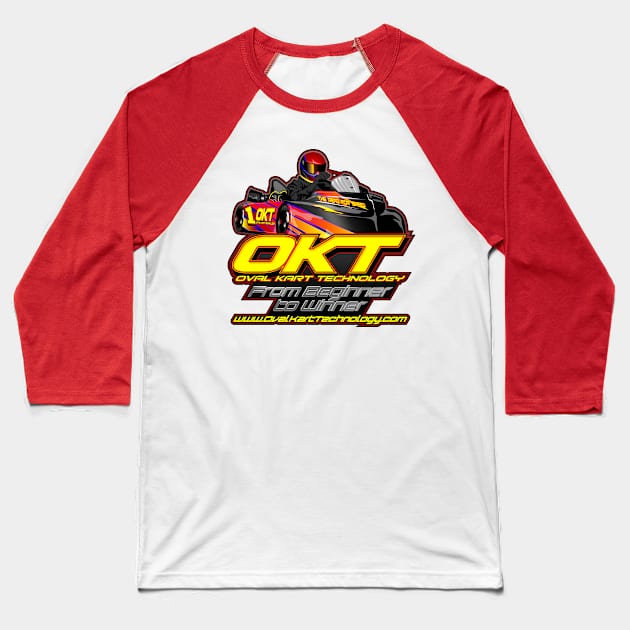 OKT Logo with Kart Baseball T-Shirt by FLASHe Graphics